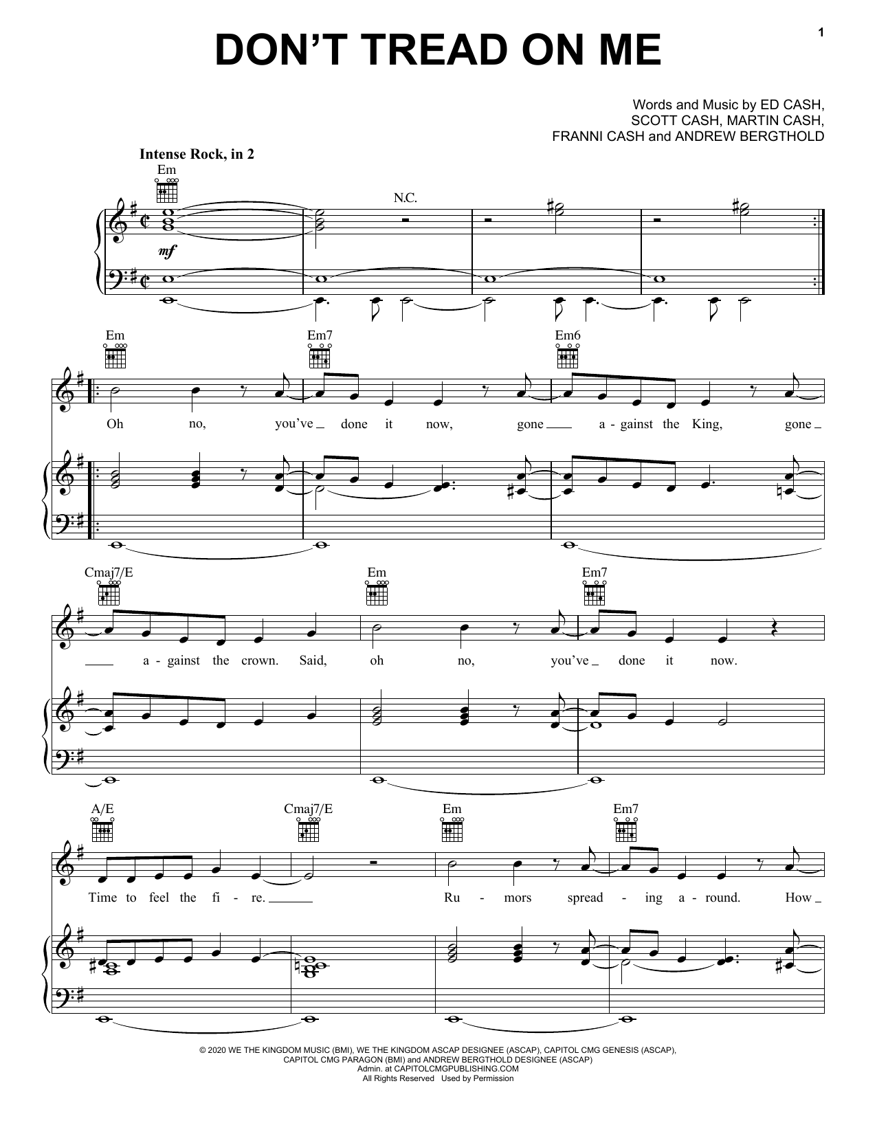 Preview Metallica Don't Tread On Me Pop sheet music, notes and chords for Bass Guitar Tab, SKU: 170685 sheet music, piano notes, chords, guitar tabs, score, transpose, transcribe, how to play, guide, download, learn, tutorial, progression, song, artist, awards, billboard, mtv, vh1, tour, single, album, release