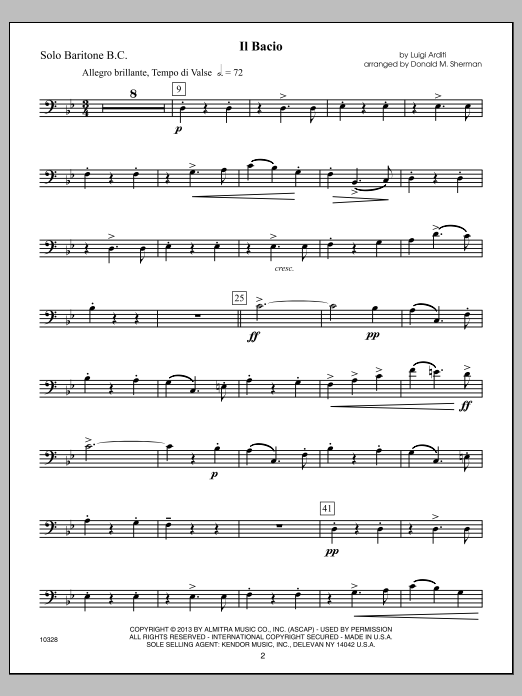 Kendor Master Repertoire - Baritone B.C. - Solo Baritone B.C. sheet music