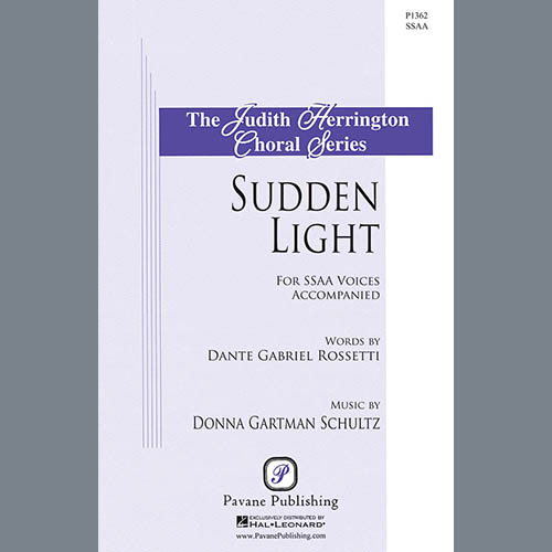 Donna Gartman Schultz, Sudden Light, SSA Choir