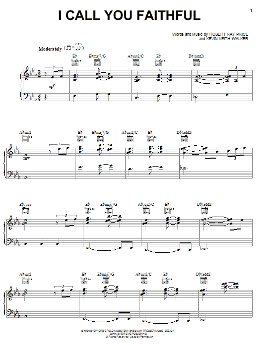 Donnie McClurkin I Call You Faithful Sheet Music Notes & Chords for Piano, Vocal & Guitar (Right-Hand Melody) - Download or Print PDF Donnie McClurkin I Call You Faithful Sheet Music Notes & Chords for Piano, Vocal & Guitar (Right-Hand Melody) - Download or Print PDF