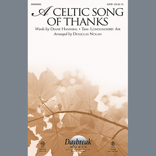 Douglas Nolan, A Celtic Song Of Thanks, SATB
