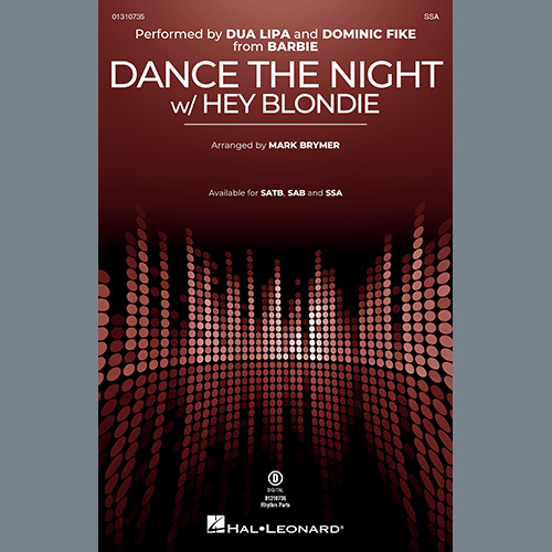 Dua Lipa and Dominic Fike, Dance The Night (with 
