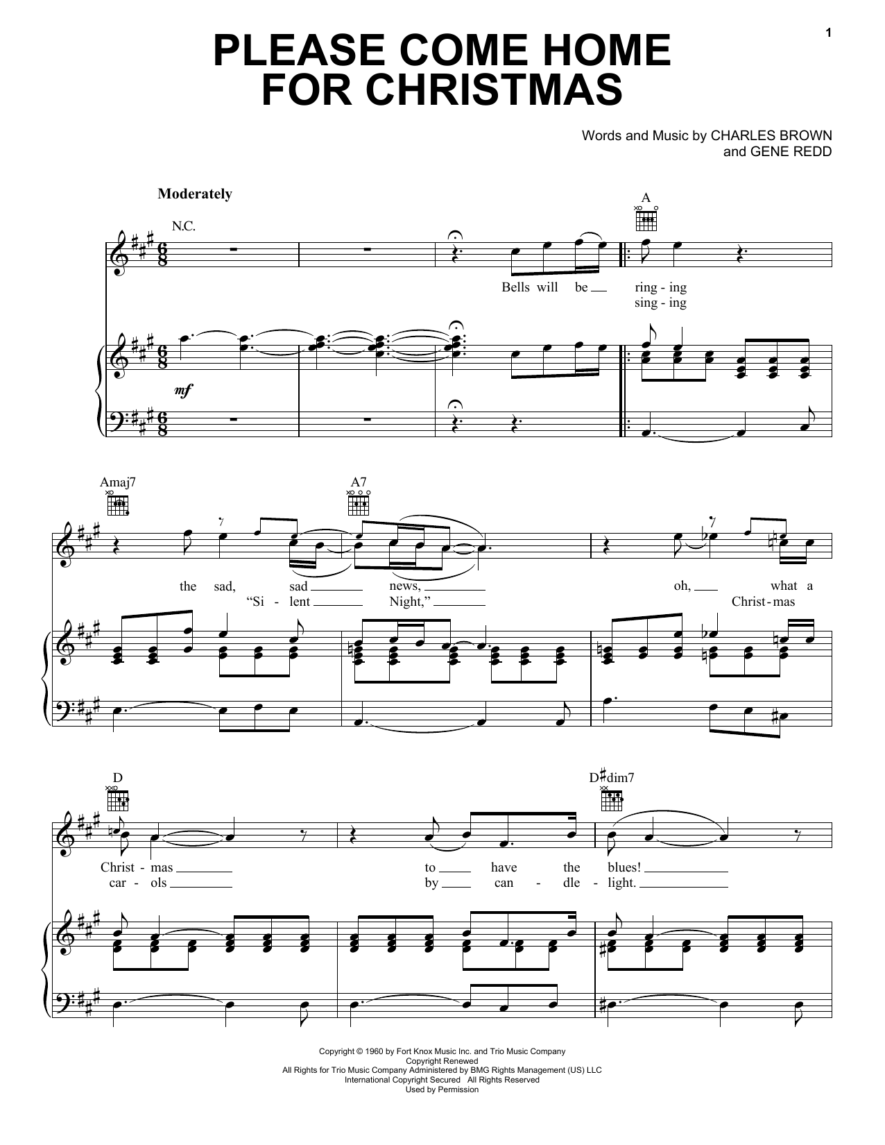 Please Come Home For Christmas sheet music