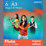 Download Earl Louis Stewart Rag in E Major (Grade 6, list A3, from the ABRSM Flute Syllabus from 2026) sheet music and printable PDF music notes
