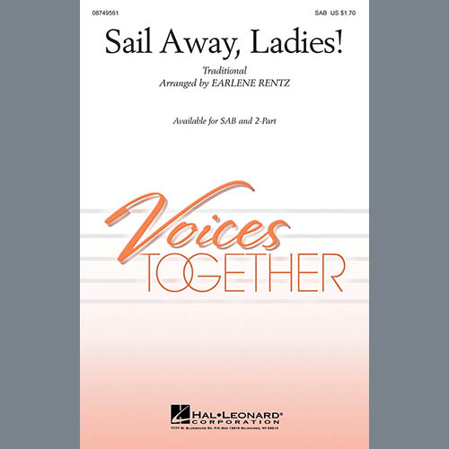 Traditional, Sail Away, Ladies! (arr. Earlene Rentz), 2-Part Choir