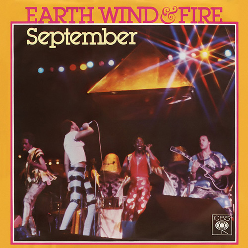 Earth, Wind & Fire, September, Piano, Vocal & Guitar (Right-Hand Melody)