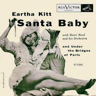 Eartha Kitt, Santa Baby, Ukulele with strumming patterns