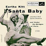 Download Eartha Kitt Santa Baby sheet music and printable PDF music notes