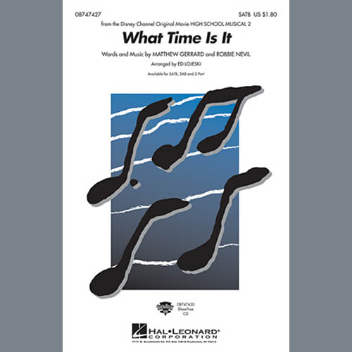 Ed Lojeski, What Time Is It, 2-Part Choir