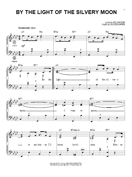 Gary Meisner By The Light Of The Silvery Moon Sheet Music Notes & Chords for Accordion - Download or Print PDF