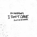 Download Ed Sheeran & Justin Bieber I Don't Care sheet music and printable PDF music notes
