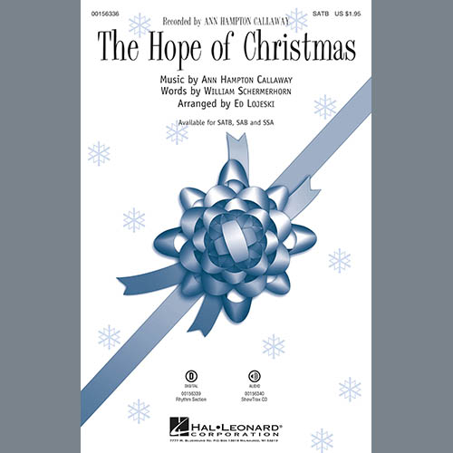 Ed Lojeski Ed Lojeski, The Hope Of Christmas, SSA
