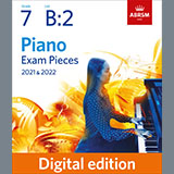 Download Edvard Grieg Sarabande (Grade 7, list B2, from the ABRSM Piano Syllabus 2021 & 2022) sheet music and printable PDF music notes