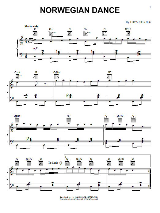 Preview Edvard Grieg Norwegian Dance Classical sheet music, notes and chords for Melody Line & Chords, SKU: 14127 sheet music, piano notes, chords, guitar tabs, score, transpose, transcribe, how to play, guide, download, learn, tutorial, progression, song, artist, awards, billboard, mtv, vh1, tour, single, album, release