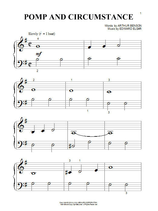 Edward Elgar Pomp And Circumstance Sheet Music Notes & Chords for Banjo - Download or Print PDF