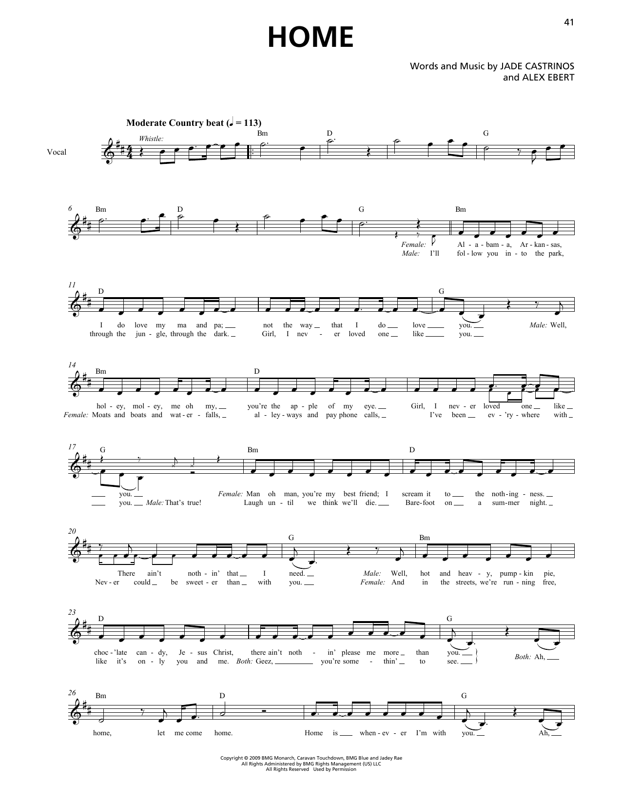Edward Sharpe & the Magnetic Zeros Home (Horn Section) Sheet Music Notes & Chords for Transcribed Score - Download or Print PDF