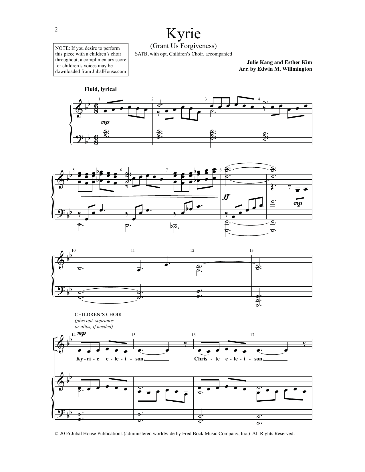 Edwin M. Willmington Kyrie Sheet Music Notes & Chords for Choral - Download or Print PDF