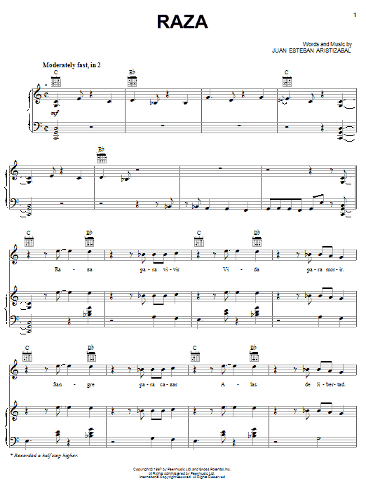 Ekhymosis Raza Sheet Music Notes & Chords for Piano, Vocal & Guitar (Right-Hand Melody) - Download or Print PDF