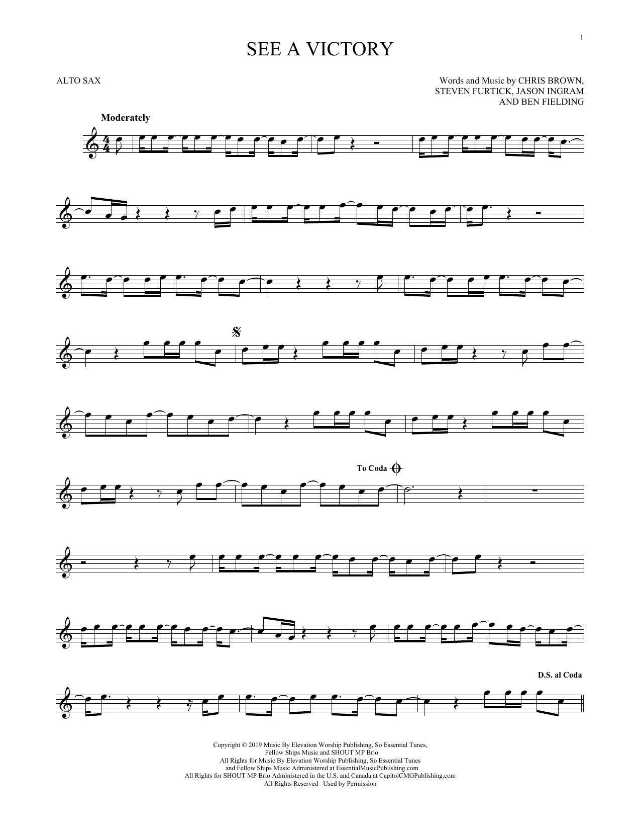 Elevation Worship See A Victory Sheet Music Notes & Chords for Easy Piano - Download or Print PDF