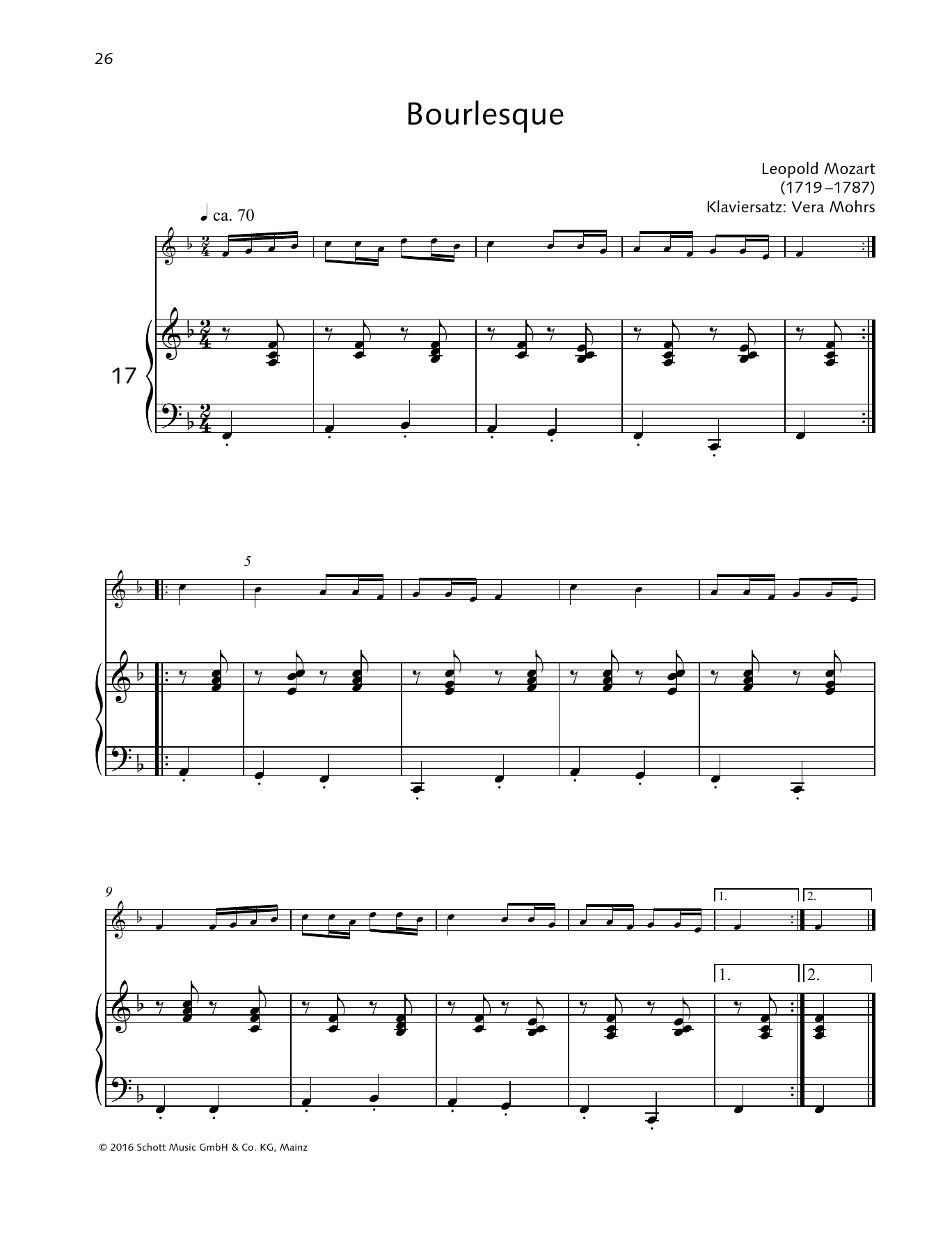 Elisabeth Kretschmann Bourlesque Sheet Music Notes & Chords for Woodwind Solo - Download or Print PDF