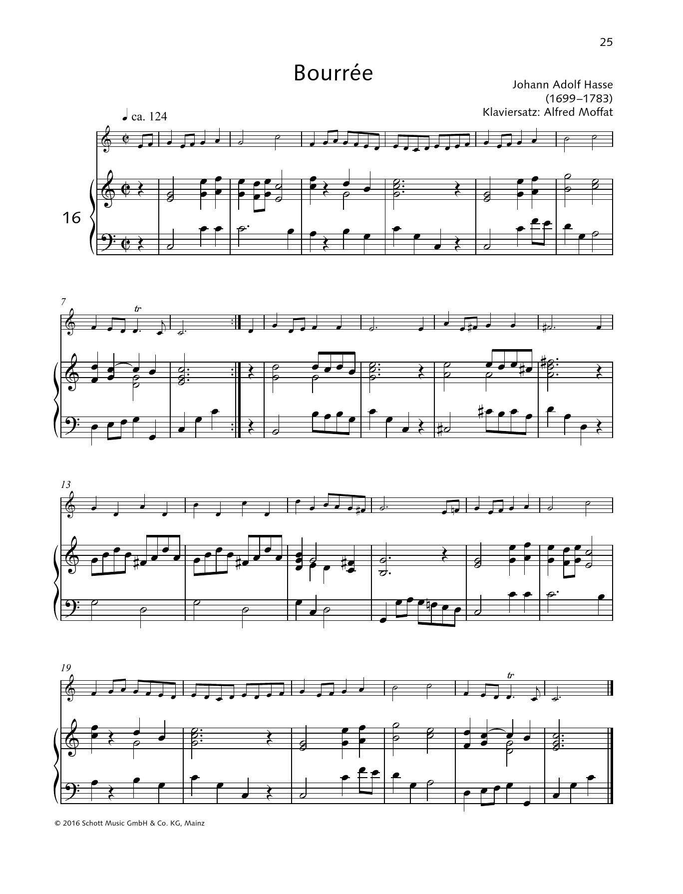 Elisabeth Kretschmann Bourree Sheet Music Notes & Chords for Woodwind Solo - Download or Print PDF