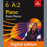 Download Elisabetta de Gambarini Giga in D (Grade 6, list A2, from the ABRSM Piano Syllabus 2023 & 2024) sheet music and printable PDF music notes