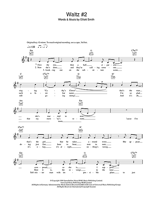 Waltz #2 (XO) sheet music