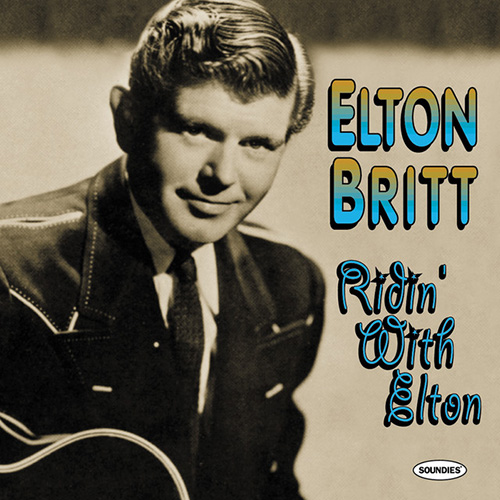 Elton Britt, There's A Star Spangled Banner Waving Somewhere, Piano, Vocal & Guitar (Right-Hand Melody)