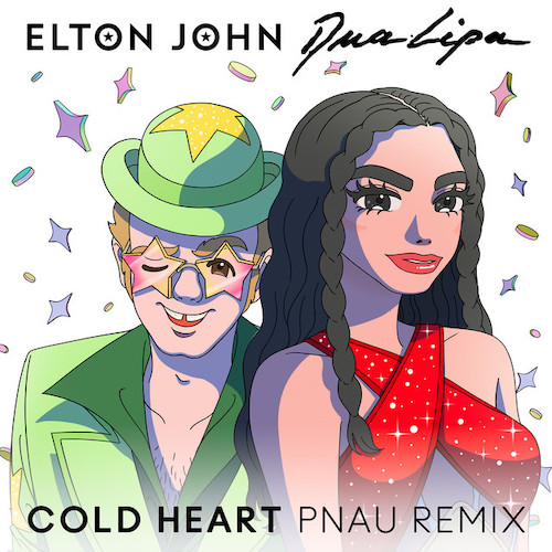 Elton John & Dua Lipa, Cold Heart (PNAU Remix), Piano, Vocal & Guitar (Right-Hand Melody)