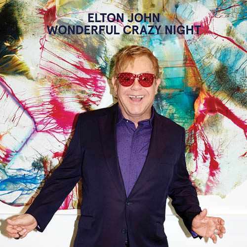 Elton John, Blue Wonderful, Piano, Vocal & Guitar (Right-Hand Melody)