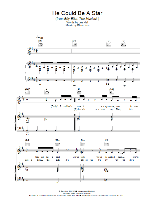 Elton John He Could Be A Star Sheet Music Notes & Chords for Easy Piano - Download or Print PDF