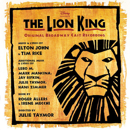 Elton John Elton John, Nants' Ingonyama (Stage Version) (from The Lion King: Broadway Musical), Easy Piano