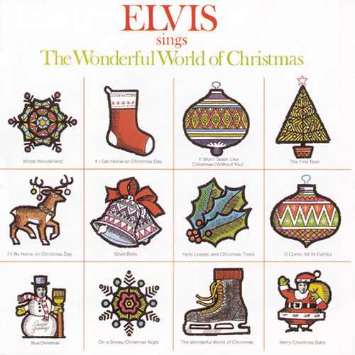 Elvis Presley, Holly Leaves And Christmas Trees, Easy Piano