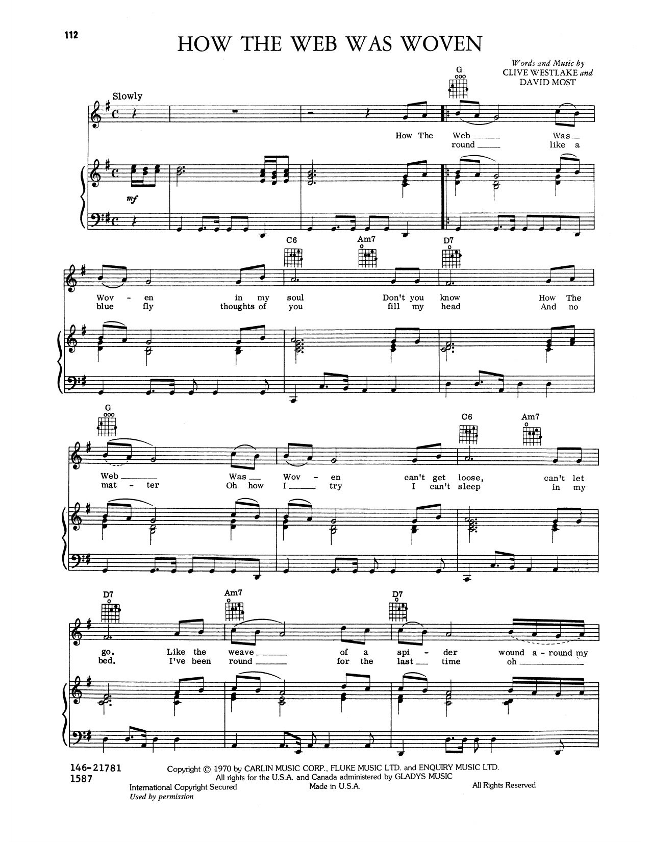 Elvis Presley How The Web Was Woven Sheet Music Notes & Chords for Piano, Vocal & Guitar Chords (Right-Hand Melody) - Download or Print PDF Elvis Presley How The Web Was Woven Sheet Music Notes & Chords for Piano, Vocal & Guitar Chords (Right-Hand Melody) - Download or Print PDF