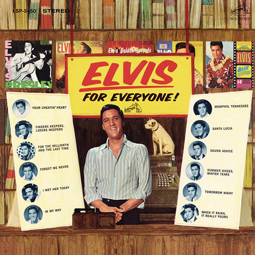 Elvis Presley Elvis Presley, In My Way, Piano, Vocal & Guitar Chords (Right-Hand Melody)