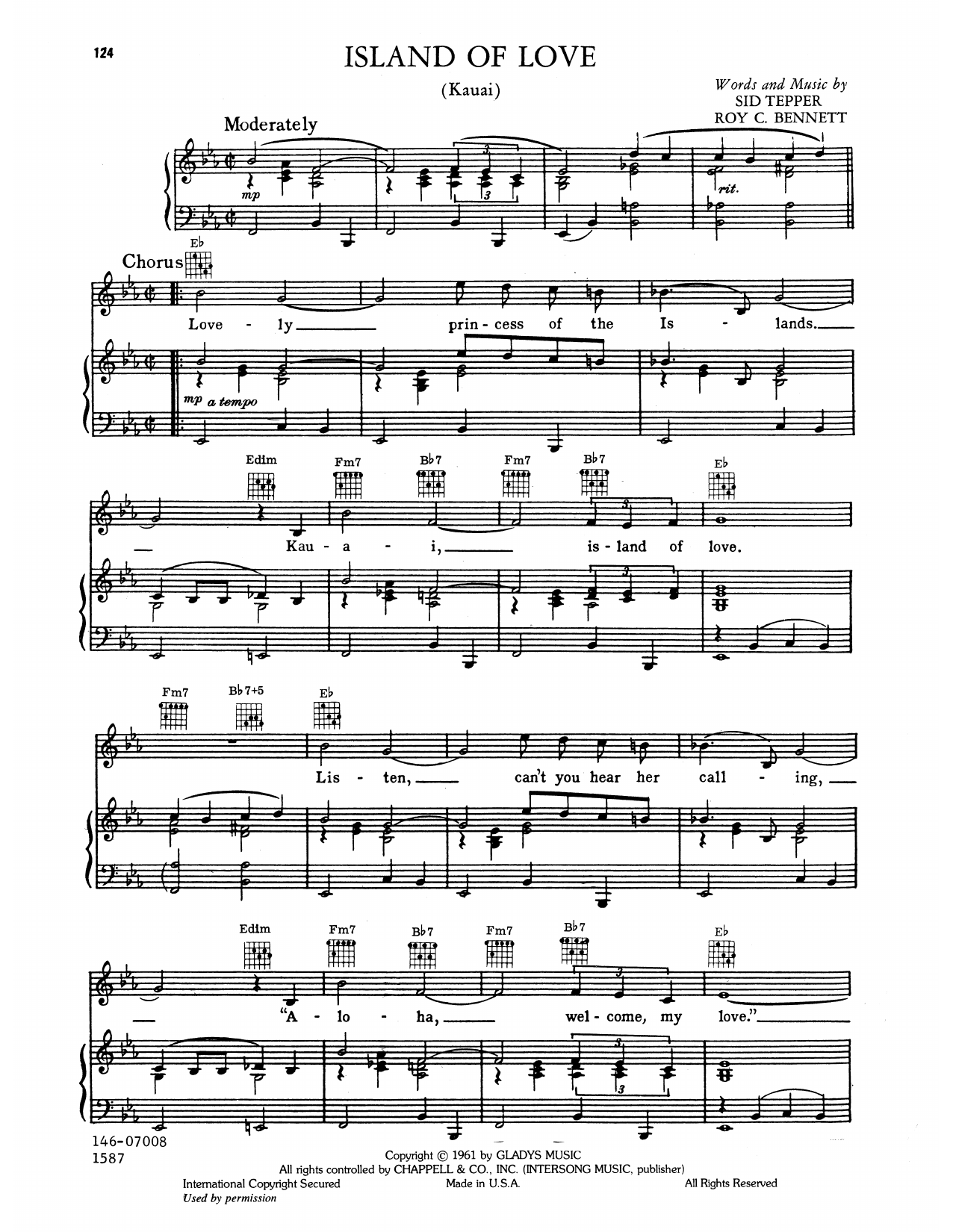Elvis Presley Island Of Love Sheet Music Notes & Chords for Piano, Vocal & Guitar Chords (Right-Hand Melody) - Download or Print PDF Elvis Presley Island Of Love Sheet Music Notes & Chords for Piano, Vocal & Guitar Chords (Right-Hand Melody) - Download or Print PDF