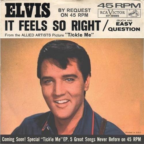 Elvis Presley, It Feels So Right, Piano, Vocal & Guitar (Right-Hand Melody)