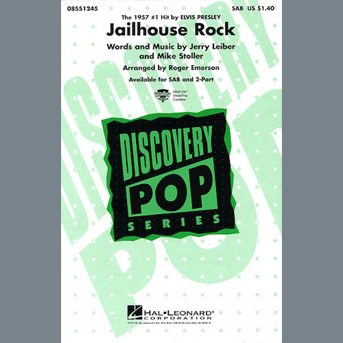 Elvis Presley, Jailhouse Rock (arr. Roger Emerson), 2-Part Choir