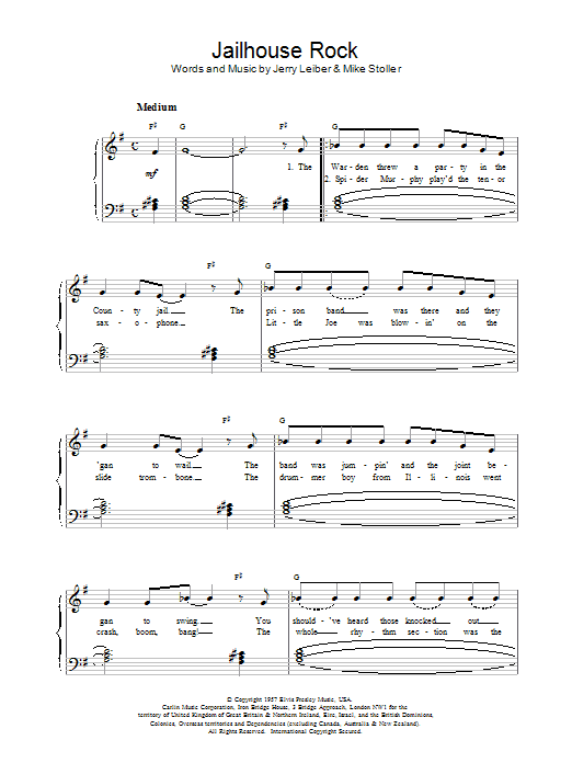 Elvis Presley Jailhouse Rock Sheet Music Notes & Chords for Trumpet Duet - Download or Print PDF