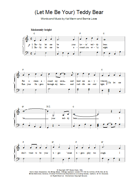 Elvis Presley (Let Me Be Your) Teddy Bear Sheet Music Notes & Chords for Ukulele - Download or Print PDF