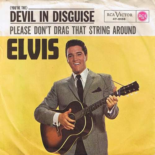 Elvis Presley, Please Don't Drag That String Around, Piano, Vocal & Guitar (Right-Hand Melody)