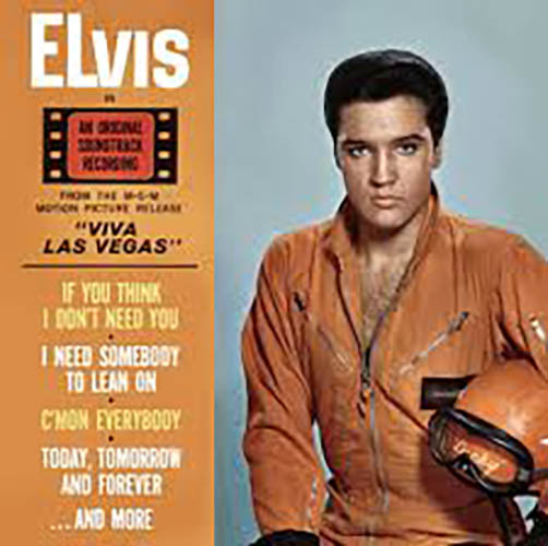 Elvis Presley Elvis Presley, The Lady Loves Me (from Viva Las Vegas), Piano, Vocal & Guitar Chords (Right-Hand Melody)