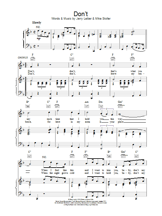 Preview Elvis Presley Don't Pop sheet music, notes and chords for Ukulele, SKU: 80949 Don't sheet music