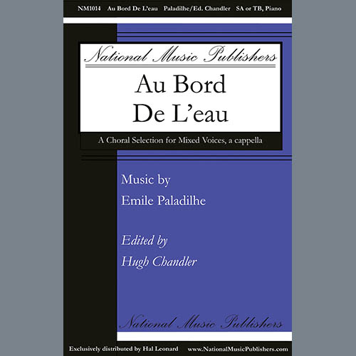 Emile Paladilhe, Au Bord De L'eau (ed. Hugh Chandler), 2-Part Choir