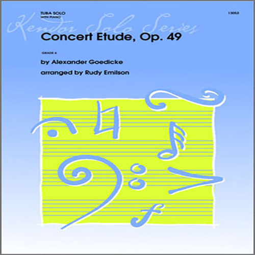 Emilson, Concert Etude, Op. 49 - Piano, Brass Solo