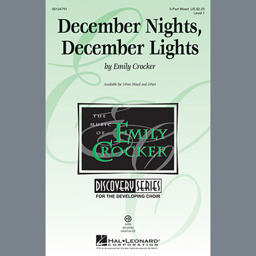 Emily Crocker, December Nights, December Lights, 3-Part Mixed