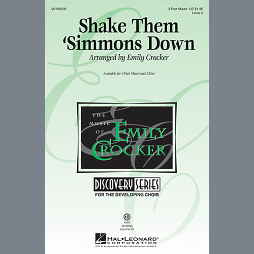 Traditional, Shake Those 'Simmons Down (arr. Emily Crocker), 3-Part Mixed