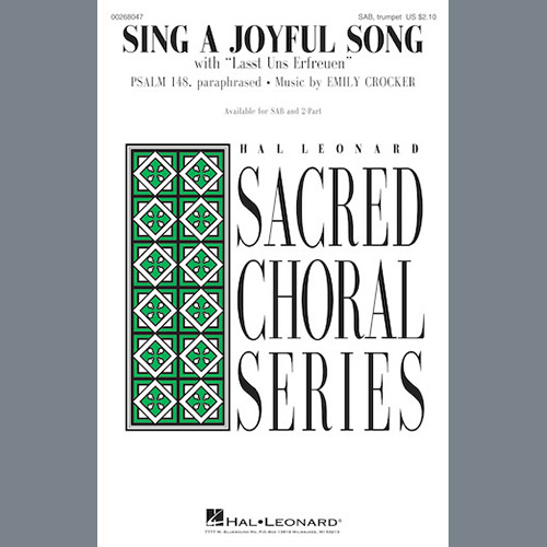 Emily Crocker, Sing A Joyful Song, Choral