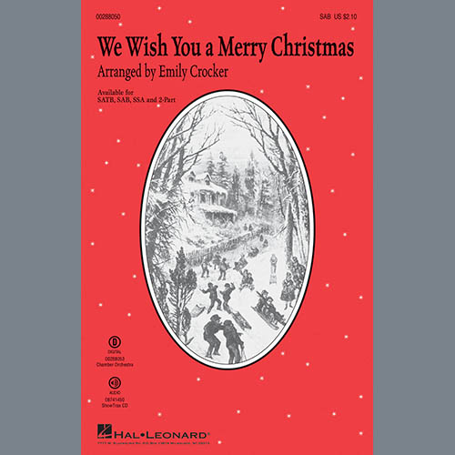 Emily Crocker, We Wish You A Merry Christmas, 2-Part Choir