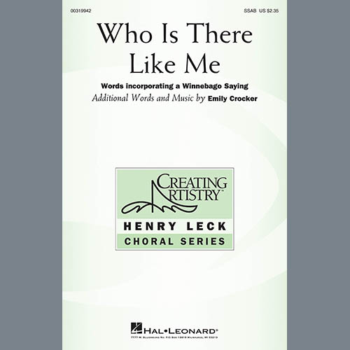 Emily Crocker, Who Is There Like Me, 2-Part Choir